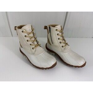 Women's Wolverine Torrent Duck Boots Sz 9 Ivory/Tan Outdoors Old Money Winter